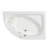 Акриловая ванна WHITECROSS Aquarella 170x110 правая &quot;ULTRA&quot; золото 0109.170110.100.ULTRA.GL