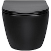 Унитаз подвесной Vincea Globo VT1-14SMB, матовый черный, ультратонкое сиденье soft-close Унитаз подвесной Vincea Globo VT1-14SMB, матовый черный, ультратонкое сиденье soft-close