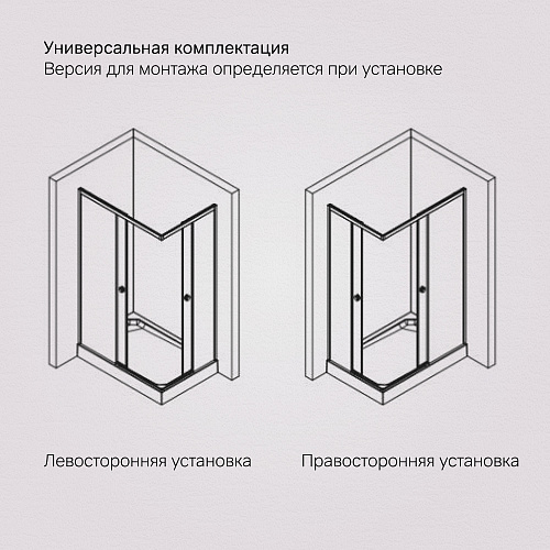 Душевой уголок AM.PM X-Joy W94G-403-120280-BT1K раздвижные двери 120x80 профиль черный матовый, стекло прозрачное Душевой уголок AM.PM X-Joy W94G-403-120280-BT1K раздвижные двери 120x80 профиль черный матовый, стекло прозрачное