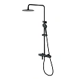 Душевая система Lemark Bronx LM3772BL термостатический, черный Душевая система Lemark Bronx LM3772BL термостатический, черный