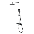 Душевая система Lemark Bronx LM3772BL термостатический, черный Душевая система Lemark Bronx LM3772BL термостатический, черный
