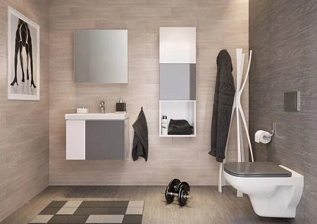 Зеркальный шкаф Cersanit EASY 60 белый (P-LS-COL) Зеркальный шкаф Cersanit EASY 60 белый (P-LS-COL)