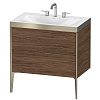 Тумба с раковиной Duravit XVIU XV4710TB121P 80 см Орех темный