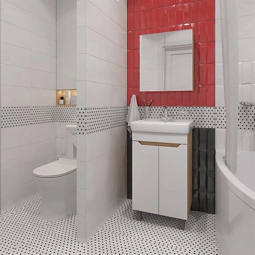 Тумба с раковиной DIWO Архангельск 60 дуб сонома, подвесная 569760 Тумба с раковиной DIWO Архангельск 60 дуб сонома, подвесная 569760