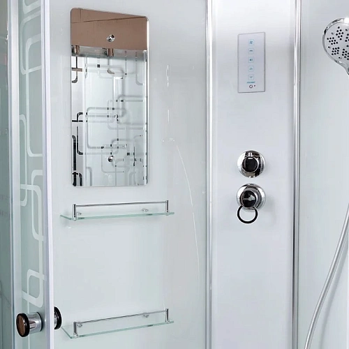 Душевая кабина Dto EM1580 (EM1580EL) 80x80 см с электрикой Душевая кабина Dto EM1580 (EM1580EL) 80x80 см с электрикой