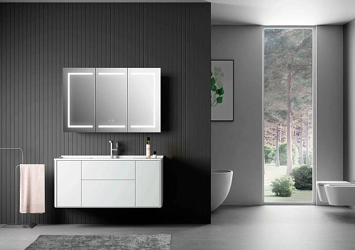 Зеркальный шкаф Aquatek AQ7124-MLC с подсветкой, сенсорное, 1200x700x133 Зеркальный шкаф Aquatek AQ7124-MLC с подсветкой, сенсорное, 1200x700x133