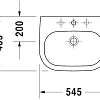 Раковина Duravit D-Code 0337540000 55 см Раковина Duravit D-Code 0337540000 55 см