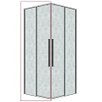 Душевая дверь GROSSMAN 1/2.К33.01.10.10.02 Galaxy (100x195) хром, стекло шиншилла Душевая дверь GROSSMAN 1/2.К33.01.10.10.02 Galaxy (100x195) хром, стекло шиншилла