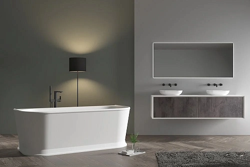 Акриловая ванна ABBER AB9276 170x80 универсальная, белая Акриловая ванна ABBER AB9276 170x80 универсальная, белая