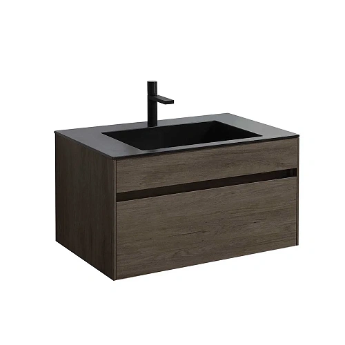 Тумба под раковину Vincea Chiara 800 подвесная, 1 выкатной ящик soft-close, R.Oak VMC-2C800RO Тумба под раковину Vincea Chiara 800 подвесная, 1 выкатной ящик soft-close, R.Oak VMC-2C800RO