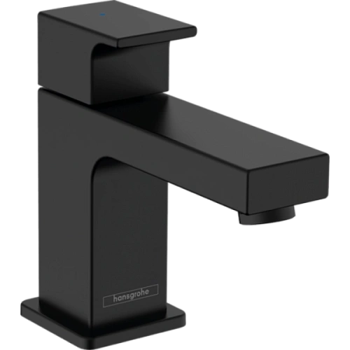 Кран Hansgrohe Vernis Shape 70, без сливного гарнитура 71592670, матовый черный Кран Hansgrohe Vernis Shape 70, без сливного гарнитура 71592670, матовый черный