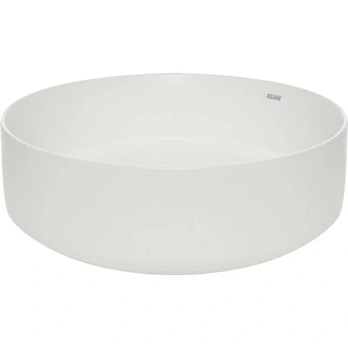 Раковина AQUAme AQM5012 накладная круглая, цвет белый матовый 355x355x120 AQM5012MW Раковина AQUAme AQM5012 накладная круглая, цвет белый матовый 355x355x120 AQM5012MW