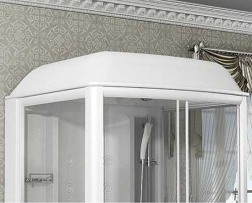 Душевая кабина Radomir Диана 108х118 1-05-1-0-0-0600 поддон с каркасом и сифоном, стекло прозрачное, профиль белый Душевая кабина Radomir Диана 108х118 1-05-1-0-0-0600 поддон с каркасом и сифоном, стекло прозрачное, профиль белый