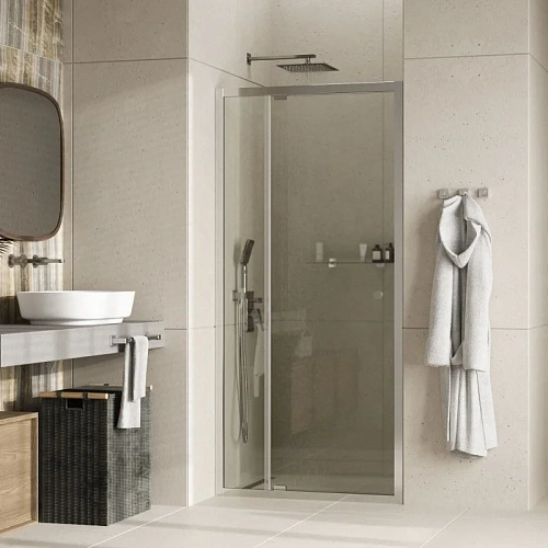 Душевая дверь WasserKRAFT Aula 11P04 хром Душевая дверь WasserKRAFT Aula 11P04 хром