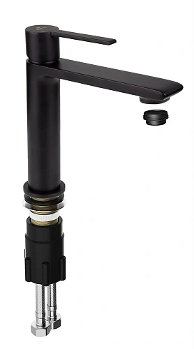 Смеситель для раковины Kaiser Serio 05311-9 Чёрный матовый Смеситель для раковины Kaiser Serio 05311-9 Чёрный матовый