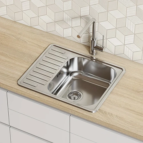 Кухонная мойка IDDIS Strit S (STR58PDi77S), нержавеющая сталь, полированная 585x485 Кухонная мойка IDDIS Strit S (STR58PDi77S), нержавеющая сталь, полированная 585x485