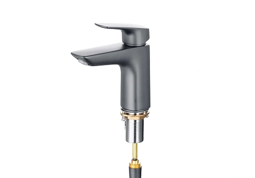 Смеситель для раковины Aquatek ВЕГА AQ1012BGM с гигиеническим ручным душем, оружейная сталь Смеситель для раковины Aquatek ВЕГА AQ1012BGM с гигиеническим ручным душем, оружейная сталь