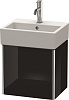 Картинка анонса товара «тумба под раковину duravit xsquare xs4090l4040 подвесная 43 см черный глянцевый»