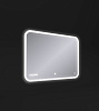 Картинка анонса товара «зеркало cersanit led (lu-led070*80-p-os) 070 design pro 80x60 с подсветкой bluetooth часы с антизапотеванием прямоугольное kn-lu-led070*80-p-os»