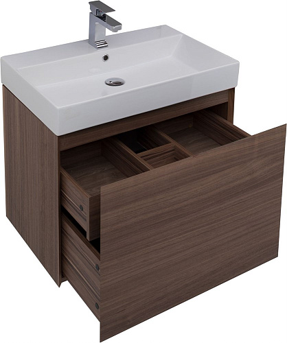 Тумба под раковину Aquanet Нью-Йорк 70 орех 00203946 Тумба под раковину Aquanet Нью-Йорк 70 орех 00203946
