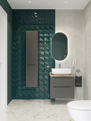 Шкаф-пенал STWORKI Берген 33, серый 542524 Шкаф-пенал STWORKI Берген 33, серый 542524