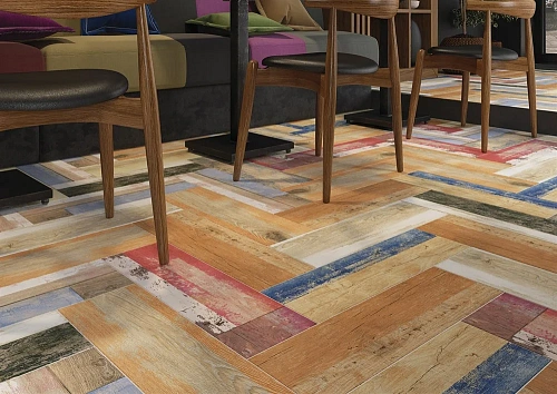 Керамогранит Cersanit Colorwood многоцветный 18,5x59,8 CL4M452 Керамогранит Cersanit Colorwood многоцветный 18,5x59,8 CL4M452