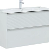 Тумба под раковину Aquanet Вита 100 белый матовый 00330474 подвесная Тумба под раковину Aquanet Вита 100 белый матовый 00330474 подвесная