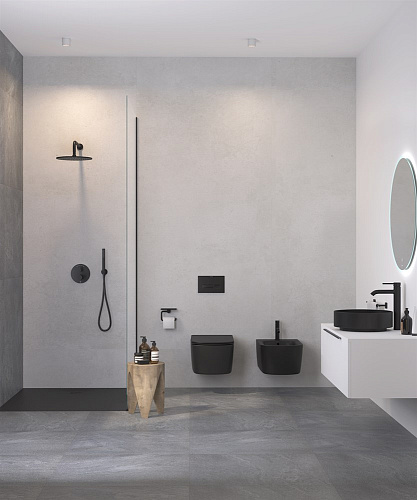 Душевая система Kludi NOVA FONTE 208313915 черный матовый Душевая система Kludi NOVA FONTE 208313915 черный матовый