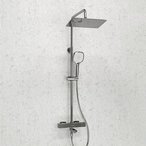 Душевая система WasserKRAFT A199.069.065.010.CH Thermo с термостатом хром Душевая система WasserKRAFT A199.069.065.010.CH Thermo с термостатом хром