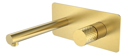 Смеситель для раковины Boheme STICK Matt Gold DIAMOND встраиваемый 125-MG золото-матовый Смеситель для раковины Boheme STICK Matt Gold DIAMOND встраиваемый 125-MG золото-матовый