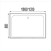 Душевой поддон River WEMOR 100/80/41 S прямоугольный 1000x800x410 мм 10000006110 Душевой поддон River WEMOR 100/80/41 S прямоугольный 1000x800x410 мм 10000006110