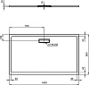 Картинка анонса товара «душевой поддон ideal standard t4470v1 ultraflat new 140x80x2,5 см»