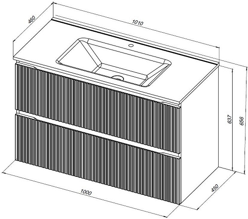 Тумба под раковину Aquanet Джейн Flat 100 мисти грин 00335436 подвесная Тумба под раковину Aquanet Джейн Flat 100 мисти грин 00335436 подвесная