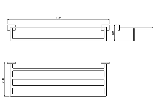 Полотенцедержатель Aquatek ЛИБРА AQ4315CR хром Полотенцедержатель Aquatek ЛИБРА AQ4315CR хром