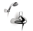 Смеситель для душа ROCA Silver Crown с ручным душем, однорычажное упр., 1 функция, с лейкой A5A2042C00 Смеситель для душа ROCA Silver Crown с ручным душем, однорычажное упр., 1 функция, с лейкой A5A2042C00