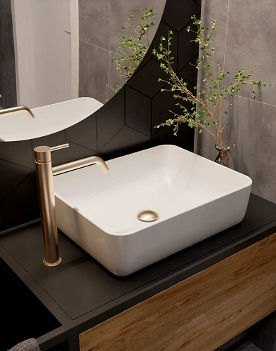 Смеситель для раковины AQUAme Siena AQM 6214BG 210мм, Brushed gold AQM6214BG Смеситель для раковины AQUAme Siena AQM 6214BG 210мм, Brushed gold AQM6214BG