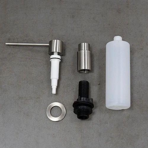 дозатор жидкого мыла Lemark Expert LM8203S, врезной, сталь дозатор жидкого мыла Lemark Expert LM8203S, врезной, сталь