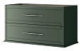 Тумба под раковину CEZARES TIFFANY 100x46x55 подвесная с двумя выдвижными ящиками 55331 Verde opaco Тумба под раковину CEZARES TIFFANY 100x46x55 подвесная с двумя выдвижными ящиками 55331 Verde opaco