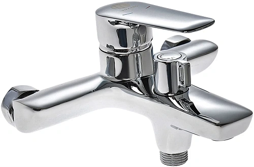 Смеситель для ванны STWORKI Хельсингборг XE-02cr однорычажный, настенный, латунь, с функцией экономи 551345 Смеситель для ванны STWORKI Хельсингборг XE-02cr однорычажный, настенный, латунь, с функцией экономи 551345