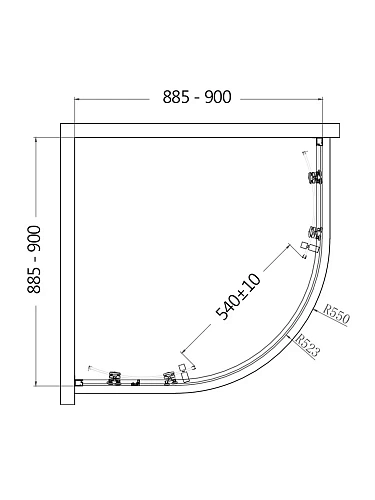 Душевой уголок AQUAme AQM3801F-9 900x900x1950мм стекло 6мм, цвет профиля хром Размер Душевой уголок AQUAme AQM3801F-9 900x900x1950мм стекло 6мм, цвет профиля хром Размер