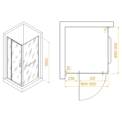 Душевой уголок RGW PA-078-1B (RGW PA-008B + Z-060-2B) 800x900 мм 3508078189-14 черный Easy Clean Душевой уголок RGW PA-078-1B (RGW PA-008B + Z-060-2B) 800x900 мм 3508078189-14 черный Easy Clean