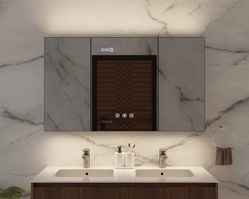 Зеркальный шкаф ArtDecco Winter Glamour 120 AWG12070MC с подсветкой Зеркальный шкаф ArtDecco Winter Glamour 120 AWG12070MC с подсветкой