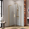 Душевой уголок CEZARES SLIDER-AH-1-90-70/80-C-BORO 70-80x90см стекло прозрачное, профиль брашированное золото Душевой уголок CEZARES SLIDER-AH-1-90-70/80-C-BORO 70-80x90см стекло прозрачное, профиль брашированное золото