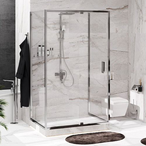 Душевой уголок WasserKRAFT Berkel 48P25 хром Душевой уголок WasserKRAFT Berkel 48P25 хром