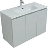Тумба под раковину Aquanet Алвита New 100 3 дверцы, серый 00277532 Тумба под раковину Aquanet Алвита New 100 3 дверцы, серый 00277532