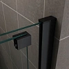 Душевая перегородка ABBER Komfort AG09100B 100 см универсальная, профиль черный, стекло прозрачное Душевая перегородка ABBER Komfort AG09100B 100 см универсальная, профиль черный, стекло прозрачное