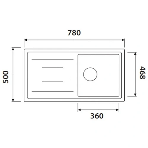 Кухонная мойка Kaiser Белая KGM-7850-W Кухонная мойка Kaiser Белая KGM-7850-W