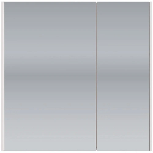 Зеркальный шкаф DREJA PRIME, 70 см, 2 дверцы, 4 стеклянные полки, белый 99.9305 Зеркальный шкаф DREJA PRIME, 70 см, 2 дверцы, 4 стеклянные полки, белый 99.9305