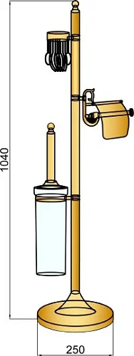 Стойка аксессуаров Boheme Medici 10613 Стойка аксессуаров Boheme Medici 10613