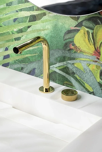 Смеситель для раковины Boheme TECH ЗОЛОТО 158-G Смеситель для раковины Boheme TECH ЗОЛОТО 158-G